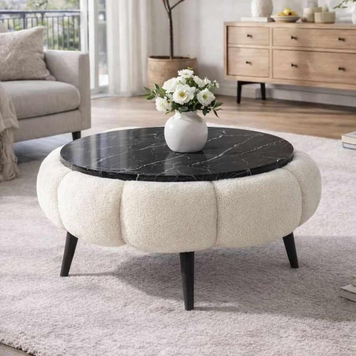 Actual product image Homitis Papatya 60 Coffee Table (60 x 60 x 44 cm)