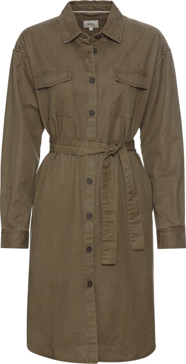 Image du produit Camel Active Robe chemisier avec ceinture à nouer en tissu (S)