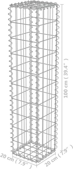 Immagine prodotto vidaXL Gabionenwand
