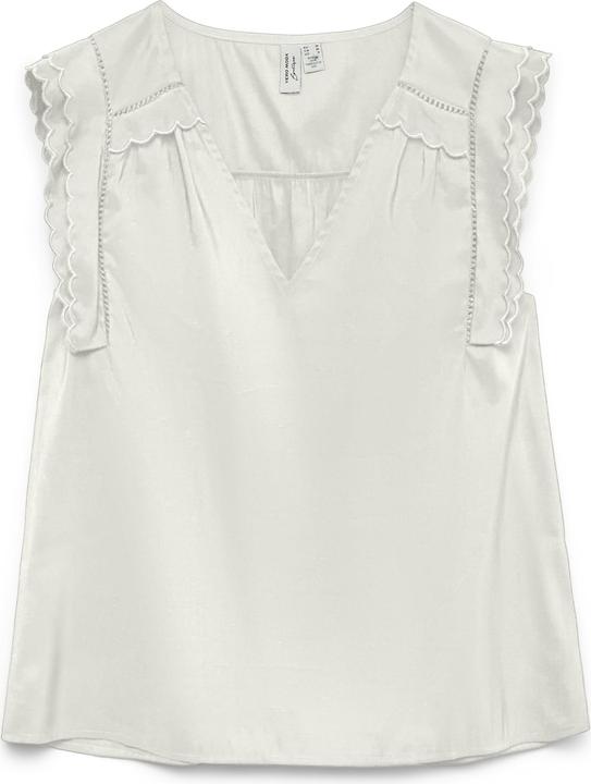Immagine prodotto Vero Moda Bluse mit kurzen Ärmeln und V-Ausschnitt (S)