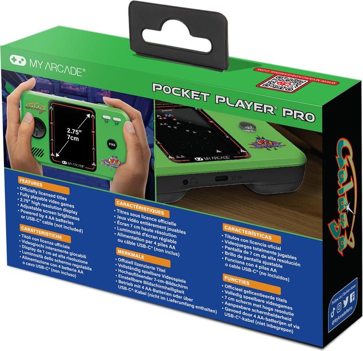 Produktbild MyArcade My Arcade - Galaga Pocket Player Pro