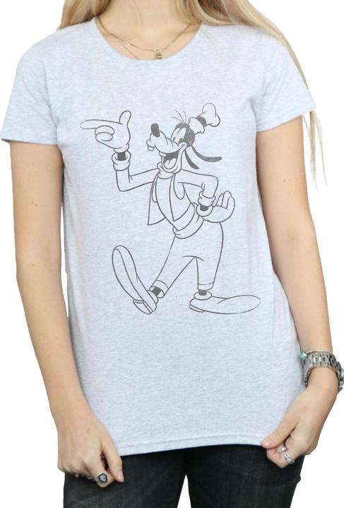 Actual product image Disney Womens/Ladies Goofy Classic Baseball Cotton T-Shirt (XXL)