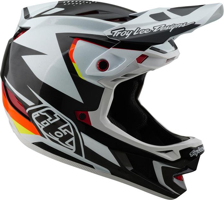 Produktbild Troy Lee Designs D4 Carbon MIPS Helm, Optic, black, L | 58-59cm (58 - 59 cm)