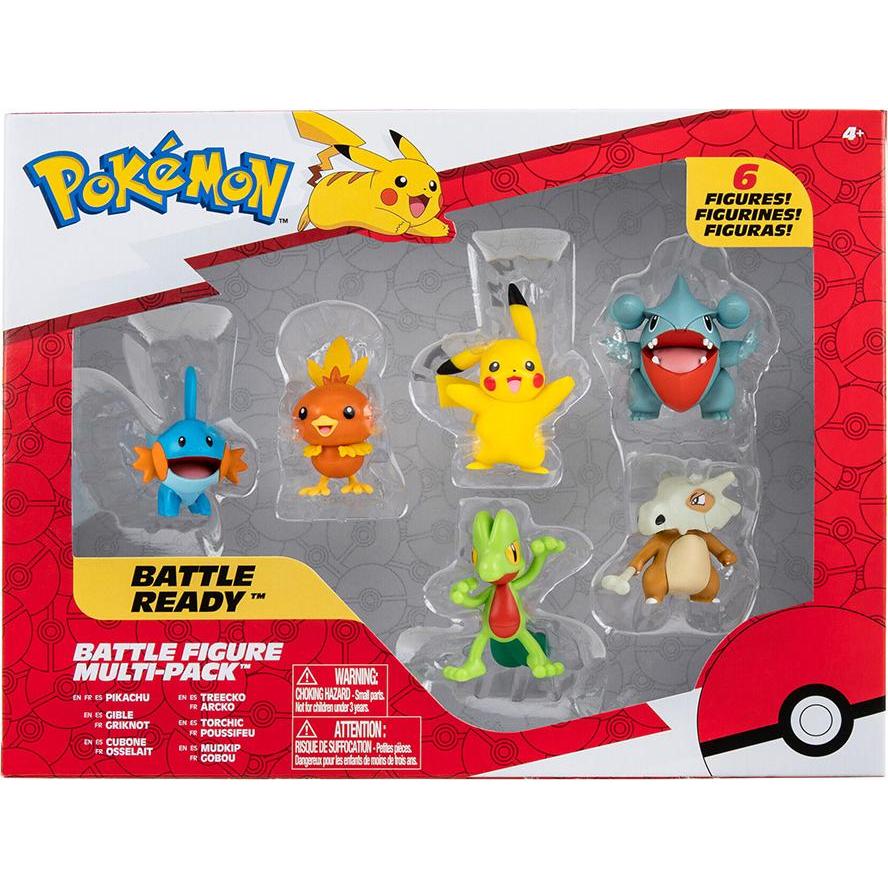 Rei Toys PK060200 - -Pokemon confezione Deluxe 6 personaggi
