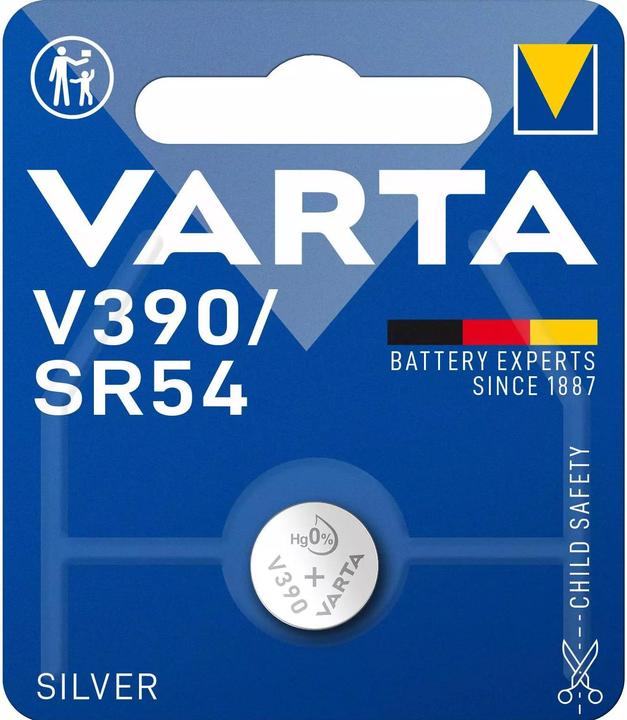 Produktbild Varta Electronics V390 (1 Stk., SR54, 59 mAh)