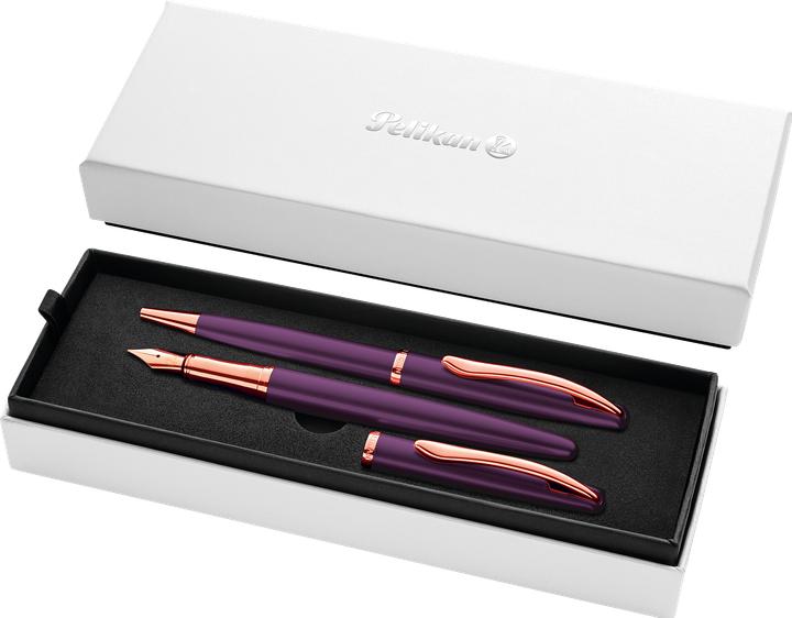 Image du produit Pelikan Set Stylo Plume & Stylo Bille Jazz® Noble Elegance, Viola (Violet, 2x)