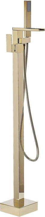 Actual product image Beliani Freestanding bath mixer brass gold BOYOMA