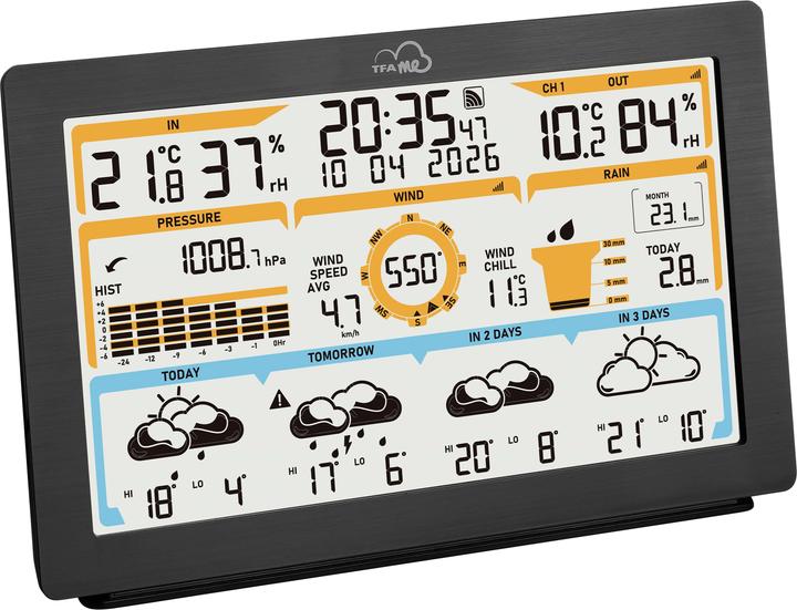TFA WLAN Funk-Wetterstation.me ID-05, schwarz