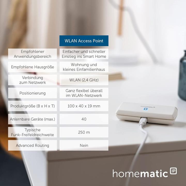 Produktbild Homematic IP Zentrale WLAN Access Point