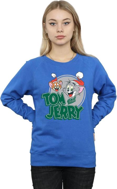 Actual product image Tom & Jerry Womens/Ladies Christmas Greetings Sweatshirt (M)