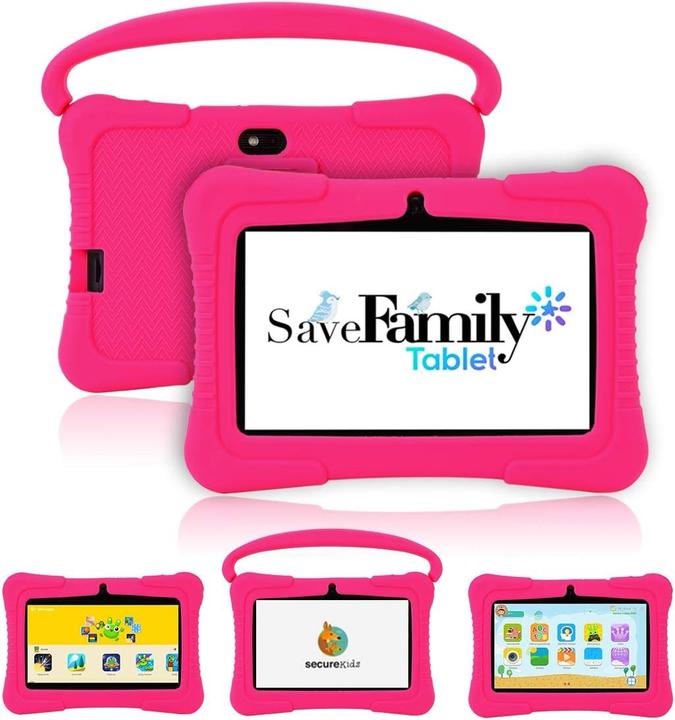 Produktbild Save Family Tab Kids 7 (Kinder Tablet) (nur WLAN, 7", 16 GB, Pink)