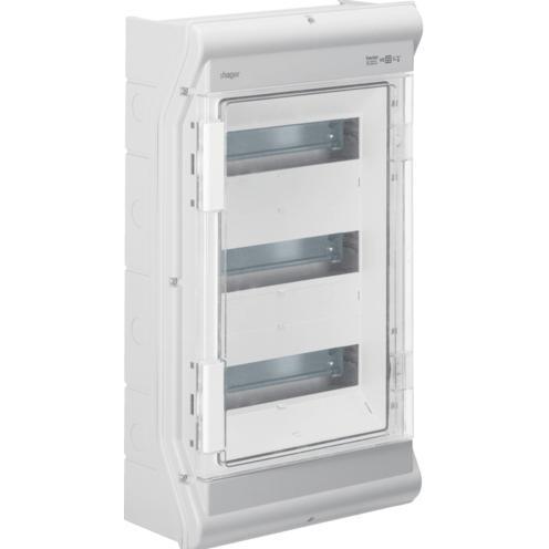 Hager Grigio Hag Ve312sn Vettore Ip65, 3X12 Ple, Stabile Ai Raggi Uv, O. Le (Morsettiere), Accessori Di Elettronica + Alloggiamento,