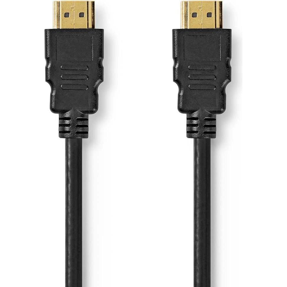 Nedis Ultra High Speed??HDMI T -Kabel HDMIT Stecker HDMIT Stecker 8K@60Hz 48 Gbps 2.00 m rund 6.5 m (2 m) (CVGB35000BK20)