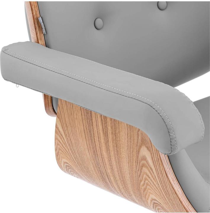 Actual product image Physa Salon Chair with Footrest - Filey Beige