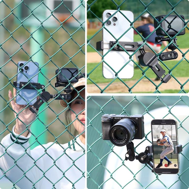 Immagine prodotto Ulanzi CM010 Supporto per recinzione da baseball per videocamera e cellulare