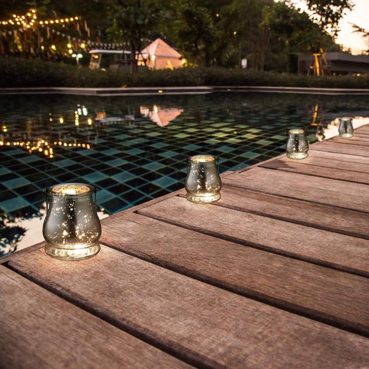 Actual product image Relaxdays 12x lantern (1 x, 8.5 x 8.5 x 10 cm)