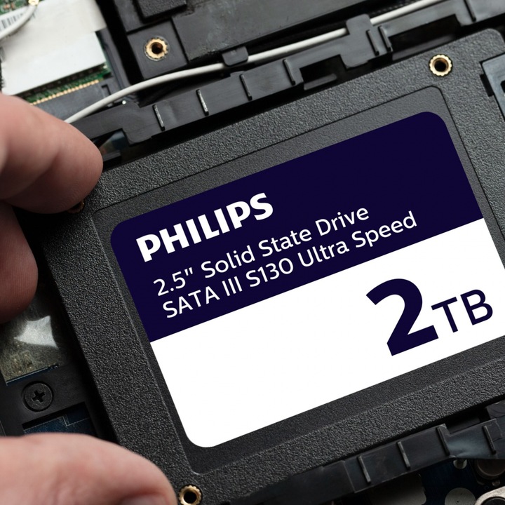 Immagine prodotto Philips Internal SSD 2TB 2.5 SATA III S130 Ultra Speed (2000 GB, 2.5")