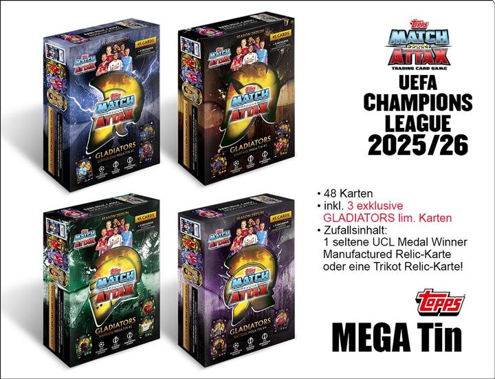 Produktbild Topps Match Attax 25/26 Mega Tin (Tin)