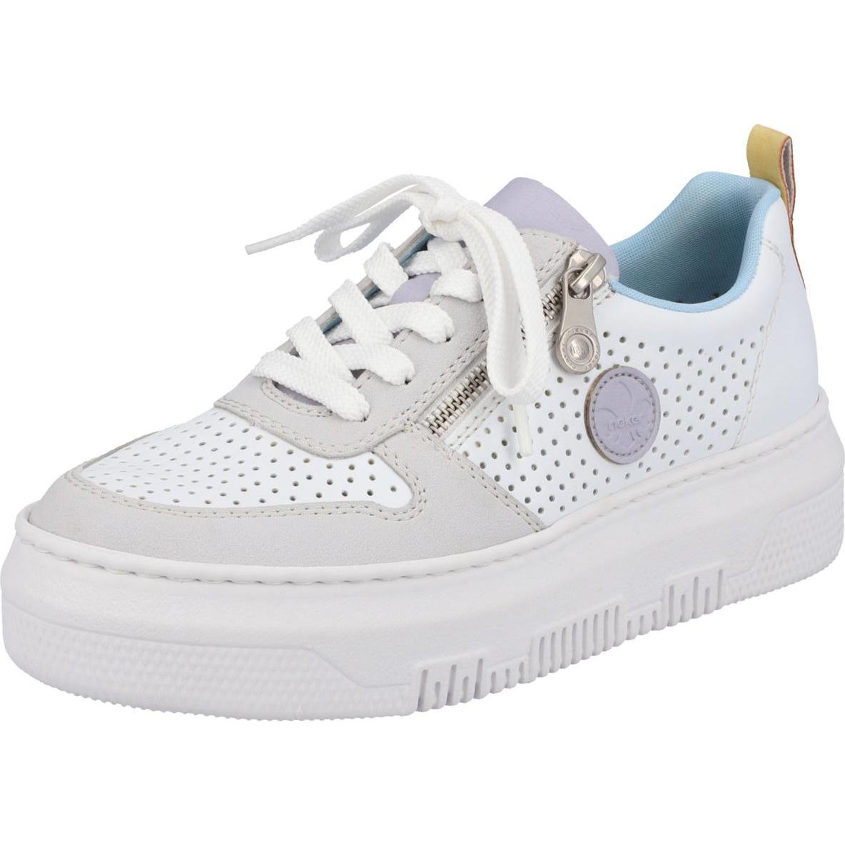 Rieker, Damen, Sneaker, M1905 - 58949, Weiss, (40)