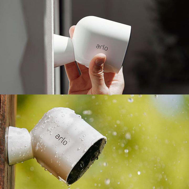 Produktbild Arlo Pro 4 Spotlight Kamera, 4er Set weiss (2688 x 1520 Pixel)