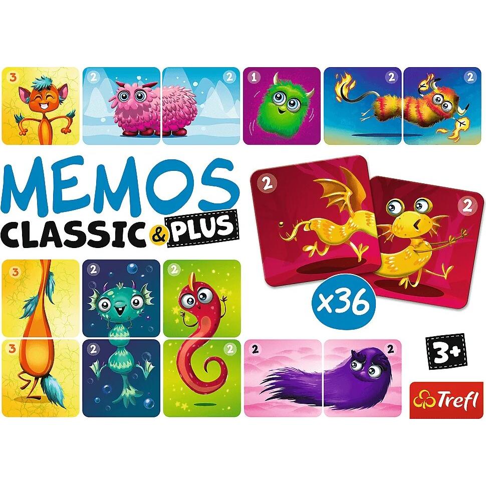 Thumbnail - Trefl Memory-Spiel "Süsse Monster" (Deutsch)