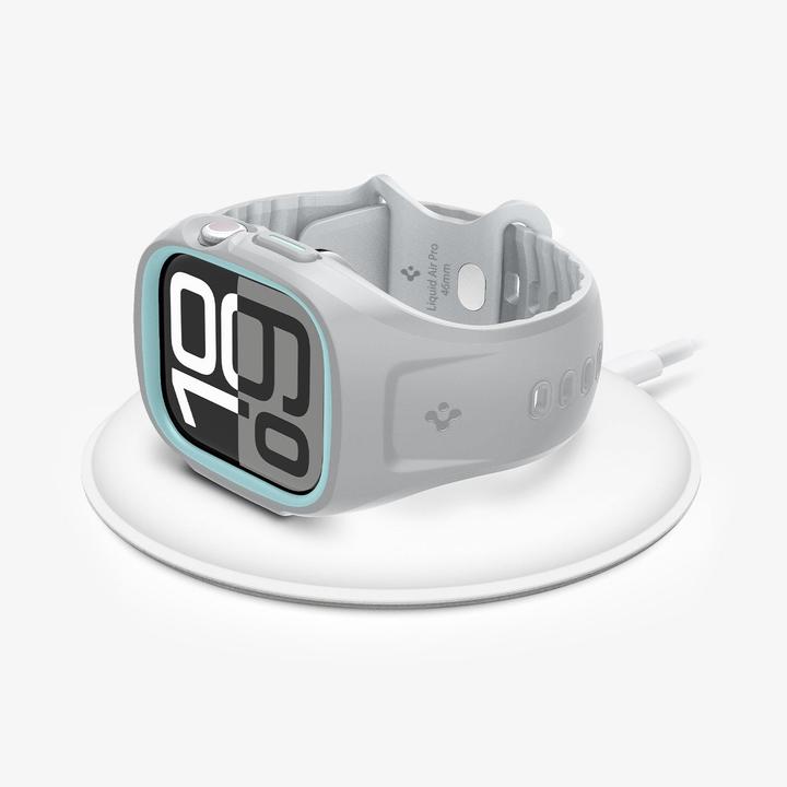 Actual product image Spigen Liquid Air Pro Apple Watch 10 (46mm) Case + Band Gray