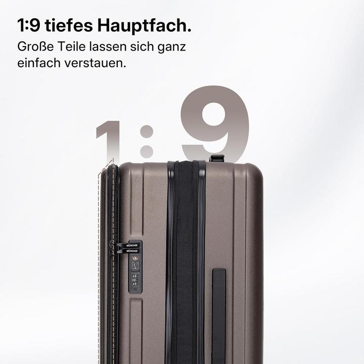 Actual product image Münicase 3-teiliges Hartschalen-Trolley-Set (34 l)