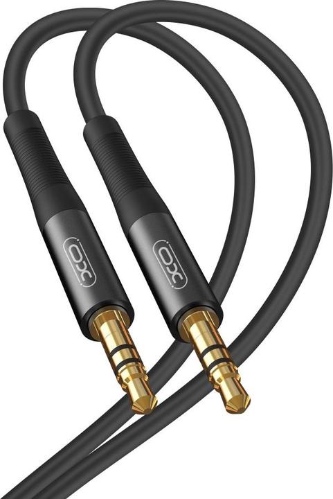 Produktbild xO Audio Cable mini jack 3,5mm AUX, 2m (Black) (2 m, AUX Kabel)