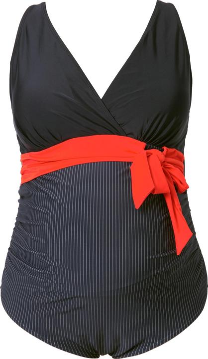 Actual product image Ulla Popken Bellieva-Badeanzug, Softschalen, Zierschleife (50, 52)