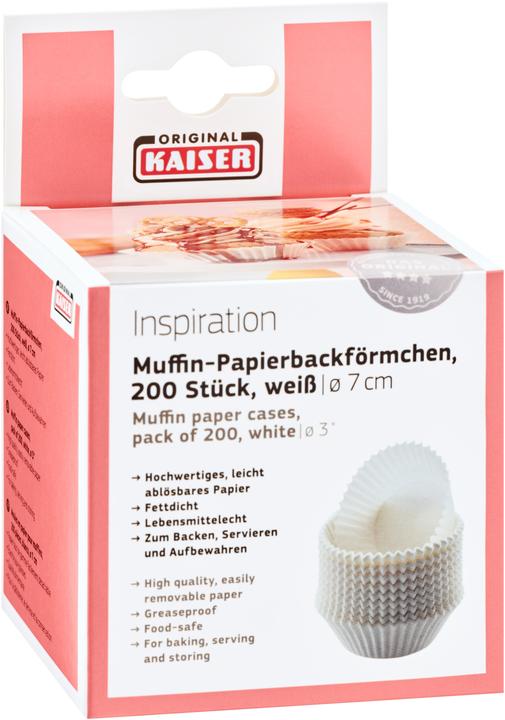Actual product image Kaiser Muffin paper baking cups (7 cm)