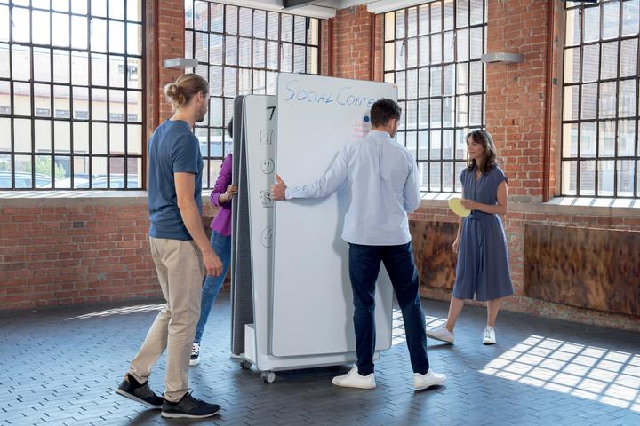 Actual product image Nobo Move & Meet Whiteboard Accessory Kit