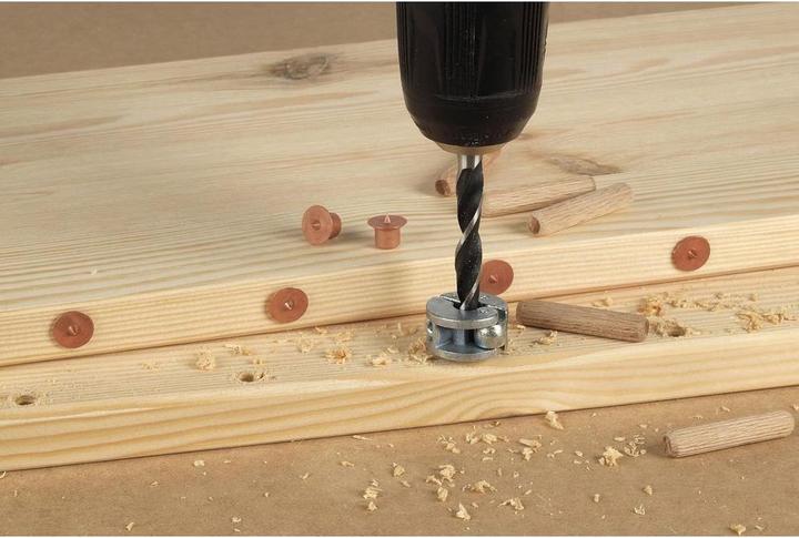 Actual product image wolfcraft 4 Dowel fix ø8mm (4 pcs.)