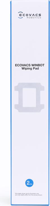 Produktbild Ecovacs Reinigungstücher W-CC02-0014 2x Mikrofaser für Winbot W2S-Familie