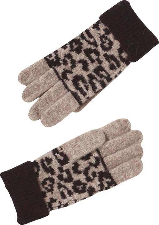 Produktbild Vertbaudet Mädchen-Set mit Leomuster: Mütze, Rundschal & Handschuhe (98, 86)