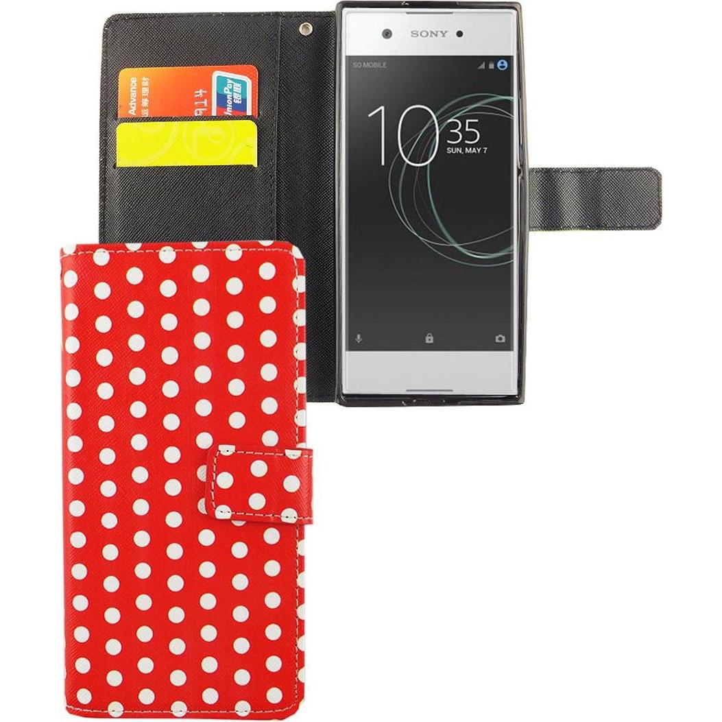 Thumbnail - König Design Hülle Handy Schutz für Sony Xperia XA1 Case Cover Tasche Wallet Etui Handyhülle (Sony Xperia XA1), Smartpho...