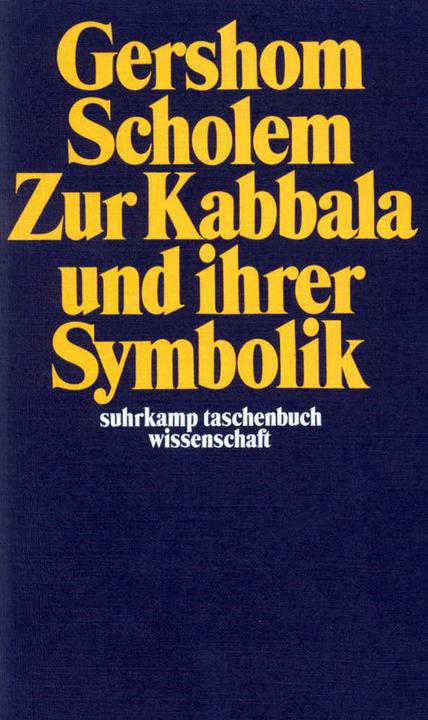 Produktbild Zur Kabbala und ihrer Symbolik (Deutsch, Gershom Scholem, 1973)