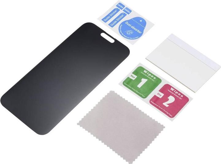 Productafbeelding Renkforce Privacy Protection Displayschutzfolie Apple iPhone 16 Plus 1 St. Seitl (1 Stuk, Apple iPhone 16 Plus)