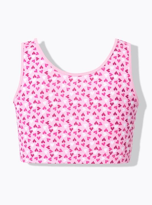 Immagine prodotto Ulla Popken Bustier in confezione doppia con cuori/tinta unita e scollo rotondo (Confezione da 2, 42 A, 44 A)