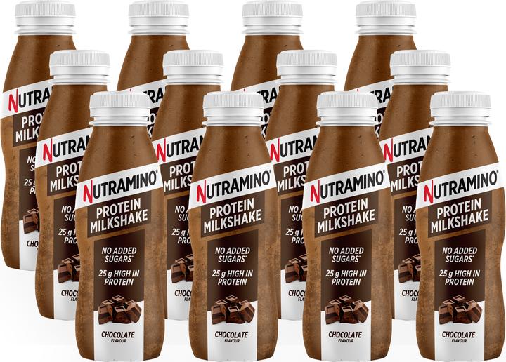 Produktbild Nutramino Nutra-Go Milkshake (Chocolate, 12 Stk., 3960 g)
