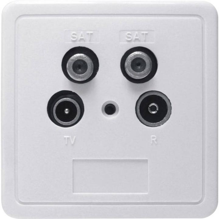 Actual product image Renkforce Twin SAT end socket (Antenna cable)