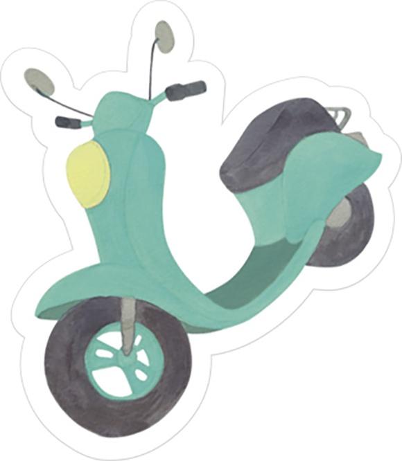 Actual product image Clairefontaine Motif sticker Mimi 48 sheets, assorted