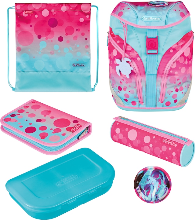 Immagine prodotto Herlitz Scuola primaria r. SoftLight Plus GREENline Bolle rosa (16 l)