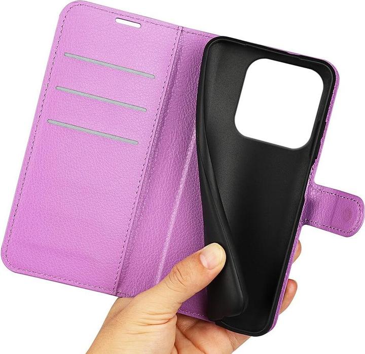 Actual product image Cover-Discount Xiaomi Redmi Note 14 4G - Leder Etui Hülle (Xiaomi Redmi Note 14)
