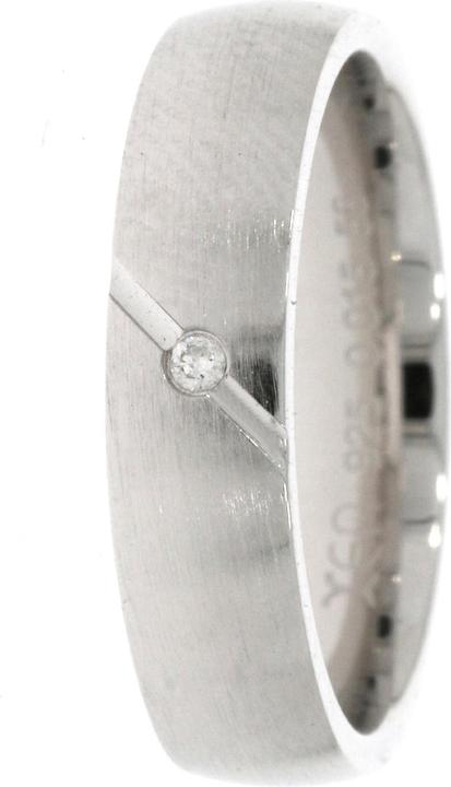 Produktbild Xen Bandring mit Diamant ca. 0,015 ct. (60, 925 Silber)