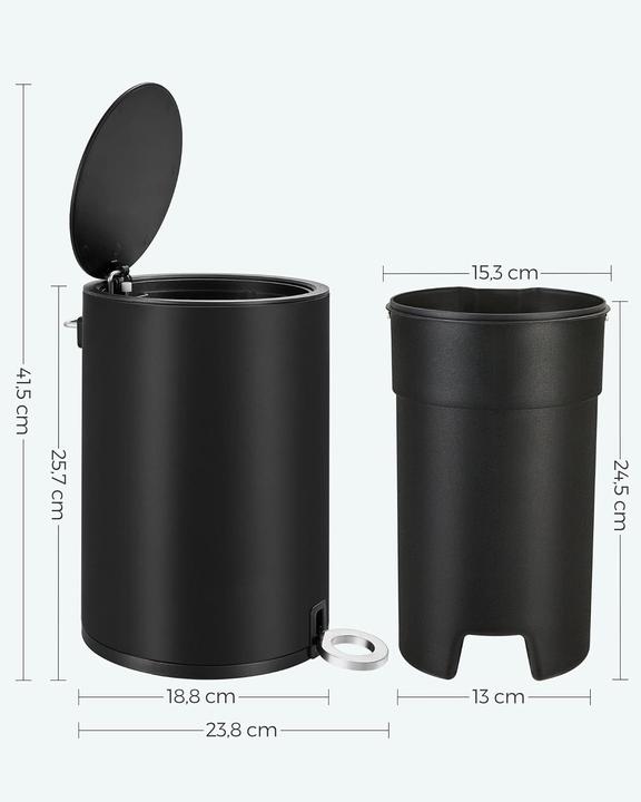 Produktbild Songmics Kosmetikeimer mit Softclose-Deckel (3 l)