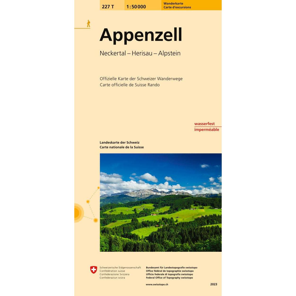 Appenzell 50000, Landkarte
