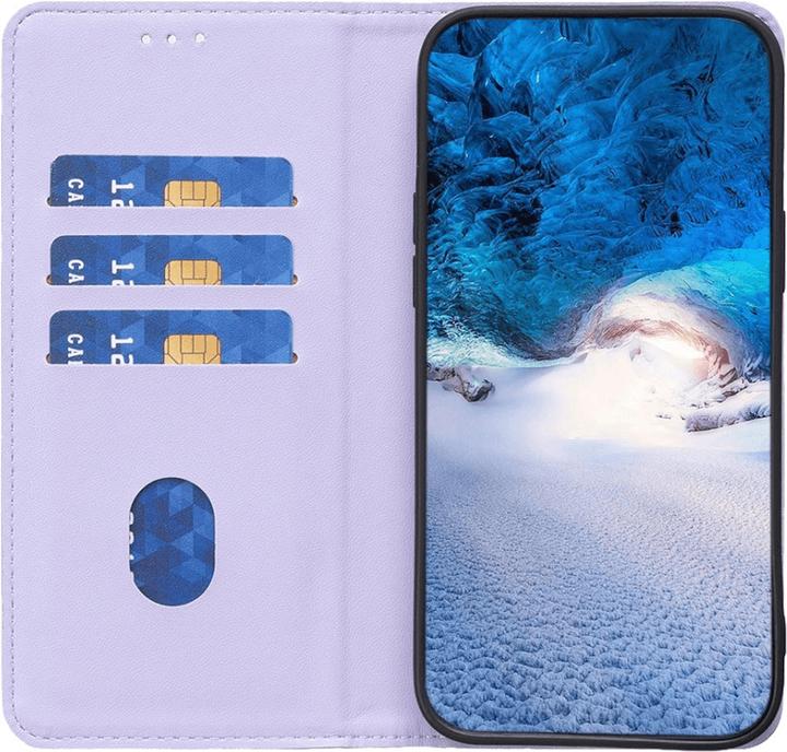 Actual product image Binfen Color Honor Magic6 Lite - BINFEN Flip Case cover purple (Honor Magic6 Lite)