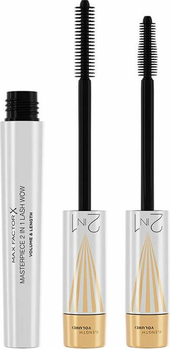 Max Factor Masterpiece 2in1 Lash Wow Mascara Black (001, Black)