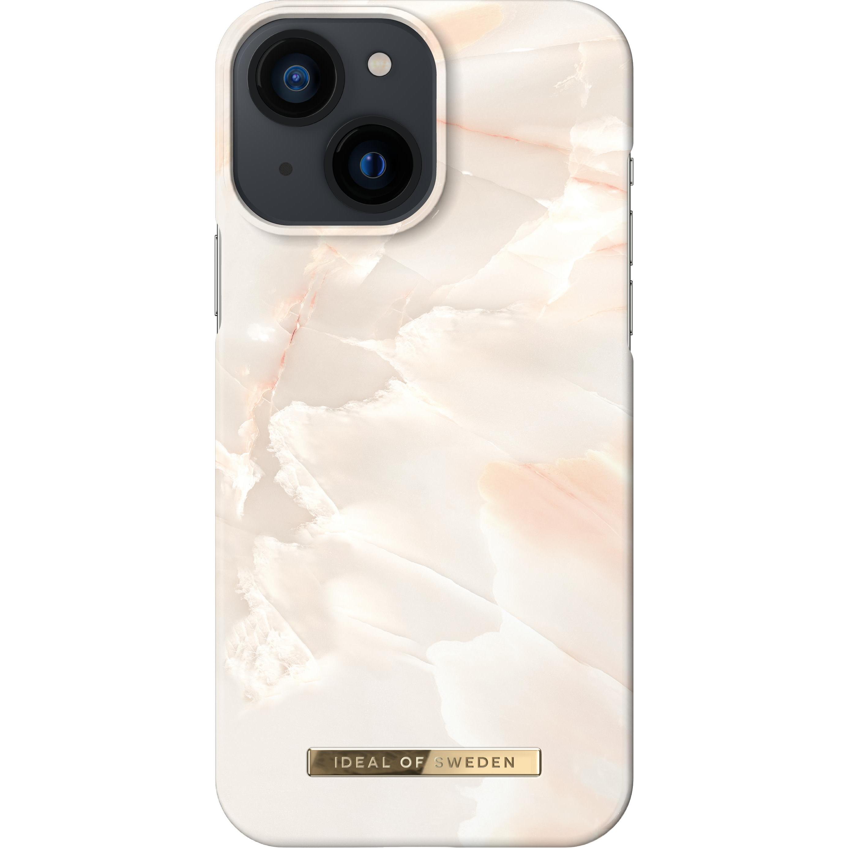 iDeal Of Sweden Designer Hard-Cover Rose Pearl Marble (Apple iPhone 13 mini), Smartphone Hülle, Mehrfarbig