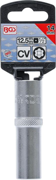 Produktbild BGS Steckschlüssel-Einsatz Super Lock, tief Antrieb Innenvierkant 12,5 mm (1/2") SW 14 mm (14 mm)